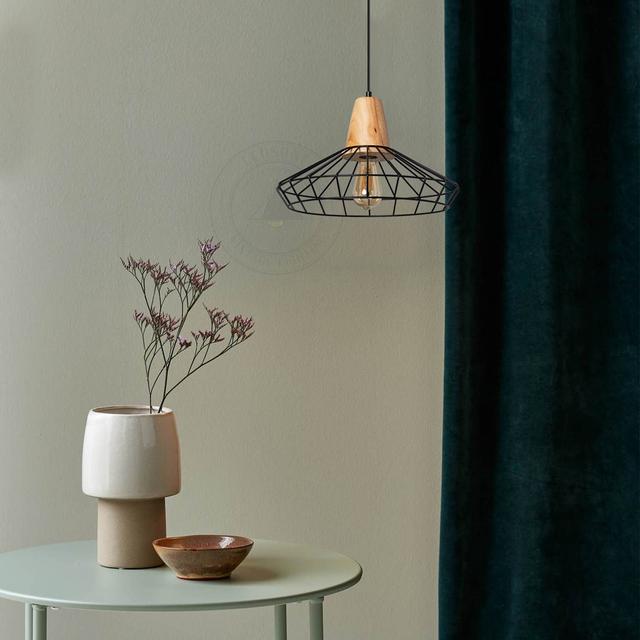 Bonniview 1 - Light Single Geometric Pendant Borough Wharf Bulb Included: Yes on Productcaster.