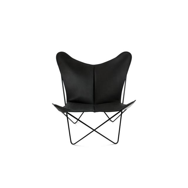 Waiting Room Chair OX DENMARQ Finish: Black, Seat Colour: Black on Productcaster.