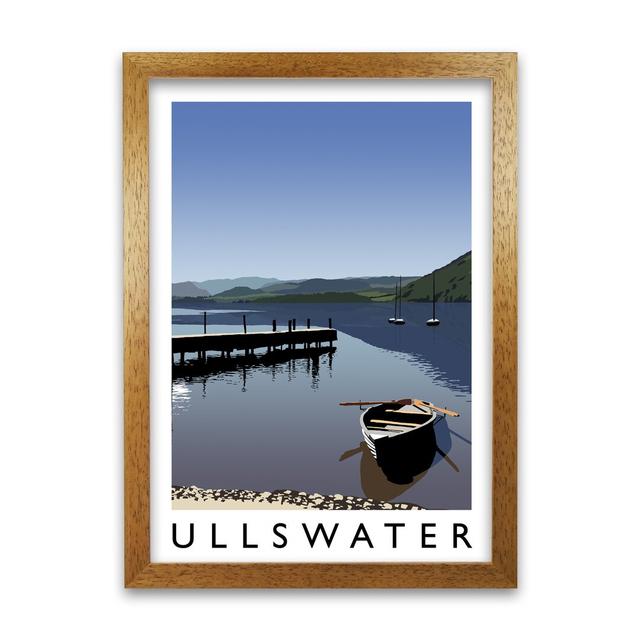 Ullswater by Richard O'Neill - Single Picture Frame Print 17 Stories Frame Options: Honey Oak, Size: 297 cm H x 21 cm W on Productcaster.