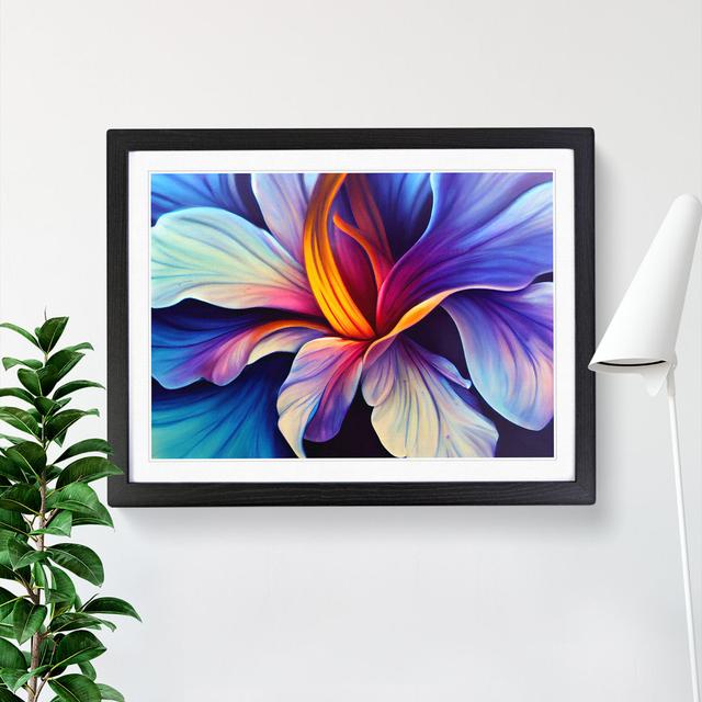 Otherworldly Flower Vol.8 - Picture Frame Graphic Art 17 Stories Size: 34cm H x 46cm W x 2cm D, Frame Colour: Black on Productcaster.