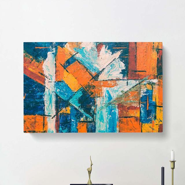 Abstract Art Painting Vol.212 by S.Johnson - Wrapped Canvas Painting East Urban Home Size: 60cm H x 91cm W x 3cm D on Productcaster.