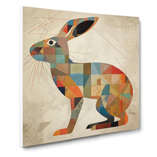 Hare Constructivism No.2 - No Frame Art Prints Brambly Cottage Size: 35cm H x 35cm W x 3cm D on Productcaster.