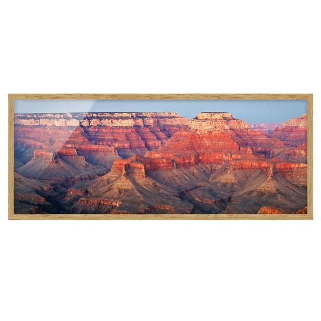 Grand Canyon After Sunset - Picture Frame Graphic Art Gracie Oaks Size: 50cm H x 130cm W x 2cm D, Frame Option: Brown Framed on Productcaster.