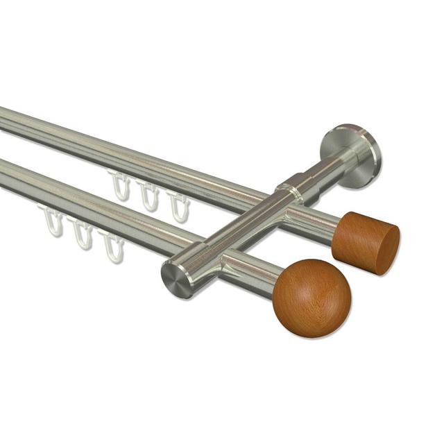 Duwayne Curtain Pole Set Symple Stuff Size: 5cm H x 420cm W x 15cm D on Productcaster.