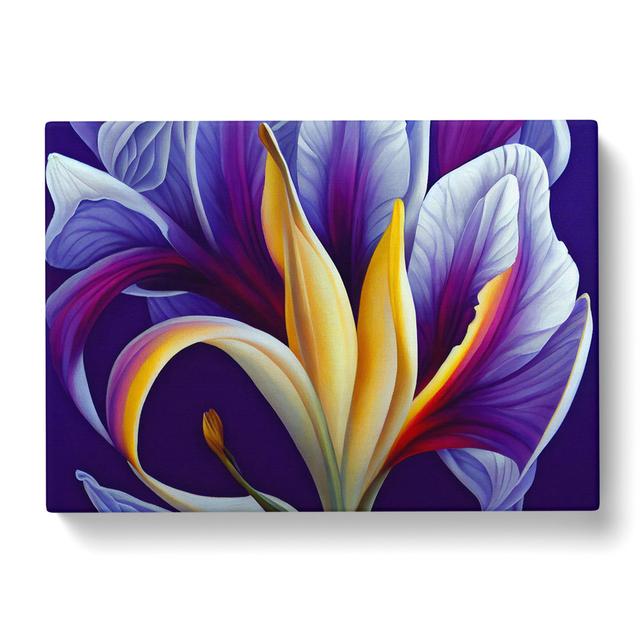 XXX-H1022-WF-6491X Otherworldly Flower Vol.5 - Wrapped Canvas Print Marlow Home Co. Size: 35cm H x 50cm W x 3cm D on Productcaster.