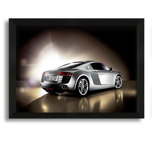 Audi A8 Rear - Picture Frame Photograph on Canvas Borough Wharf Size: 21cm H x 30cm W x 10cm D on Productcaster.