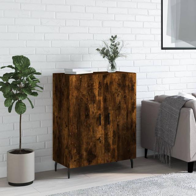 Sideboard Braidy 34 cm Alpen Home Farbe: Rauchfarbene Eiche on Productcaster.