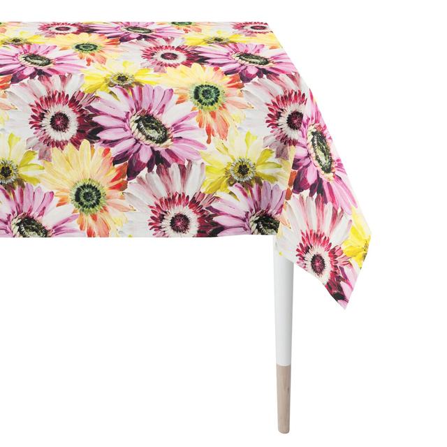 Summergarden Tablecloth Apelt Colour: Yellow and pink on Productcaster.