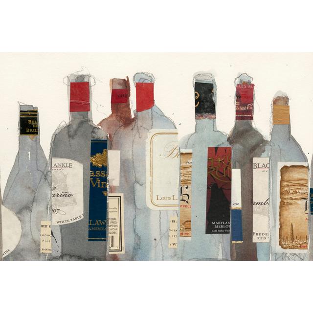 Wine And Spirit I by Samuel Dixon - Wrapped Canvas Painting Marlow Home Co. Size: 61cm H x 91cm W on Productcaster.