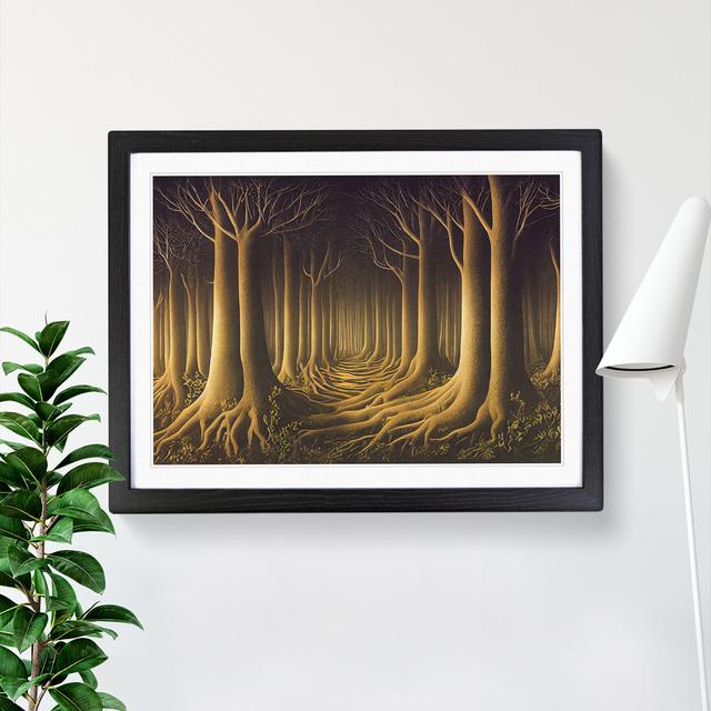 Sweet Forest - Single Picture Frame Print Alpen Home Frame Colour: Black Framed, Size: 34cm H x 46cm W x 2cm D on Productcaster.