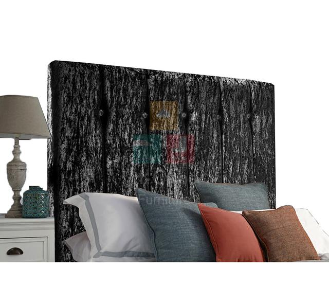 Thurlos Upholstered Headboard Fairmont Park Colour: Black, Size: Kingsize (5') on Productcaster.