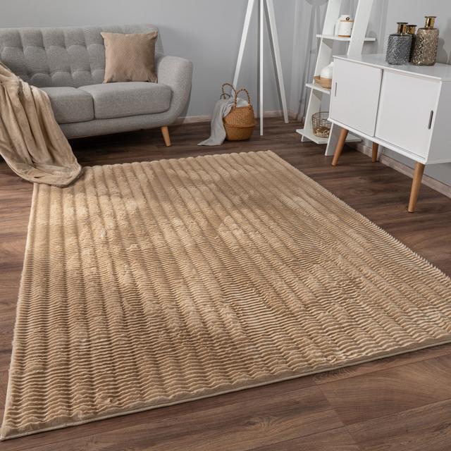 Kahla Solid Colour Area Rug Fairmont Park Rug Size: Rectangular 80 x 150cm, Colour: Beige on Productcaster.