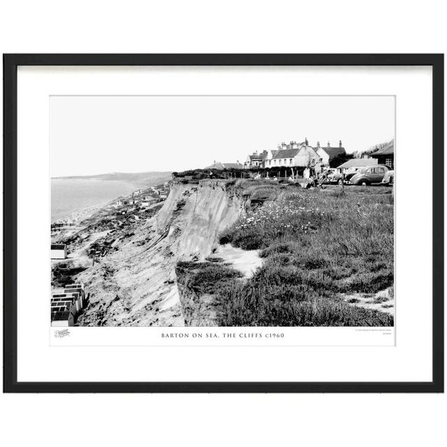 'Barton on Sea, the Cliffs C1960' by Francis Frith - Picture Frame Photograph Print on Paper The Francis Frith Collection Size: 60cm H x 80cm W x 2.3c on Productcaster.