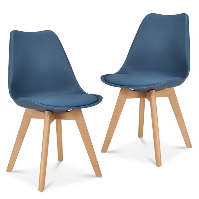 Deloris Dining Chair Norden Home Colour: Navy Blue on Productcaster.