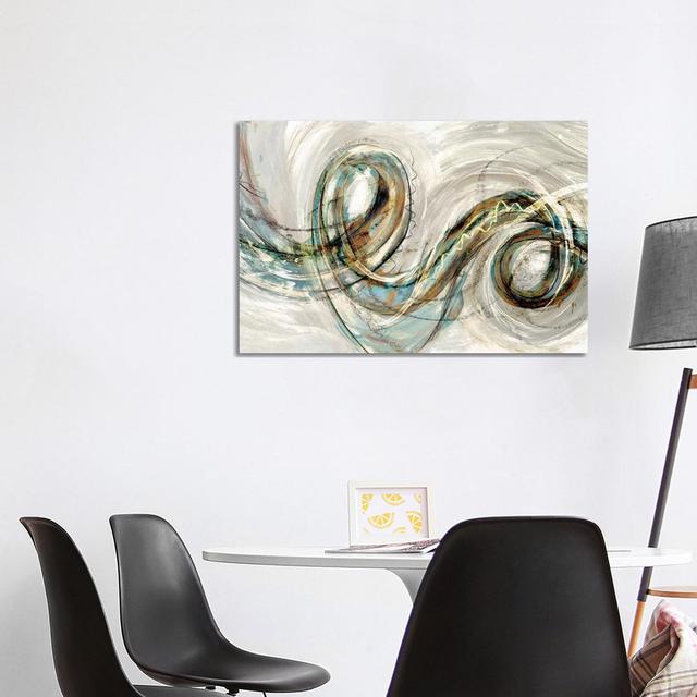 Swirly Whirly II Ivy Bronx Size: 66.04cm H x 101.6cm W x 3.81cm D on Productcaster.