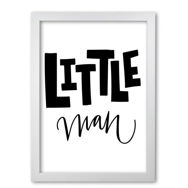 Little Man - Print East Urban Home Size: 60 cm H x 42 cm W x 5 cm D, Format: White Grain Frame on Productcaster.