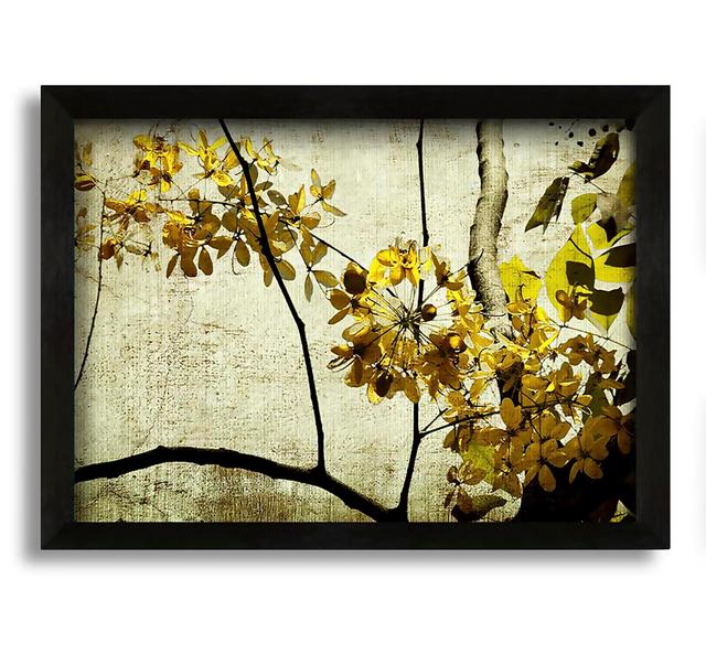 The Golden Winter Leaves - Picture Frame Photograph on Canvas Ophelia & Co. on Productcaster.