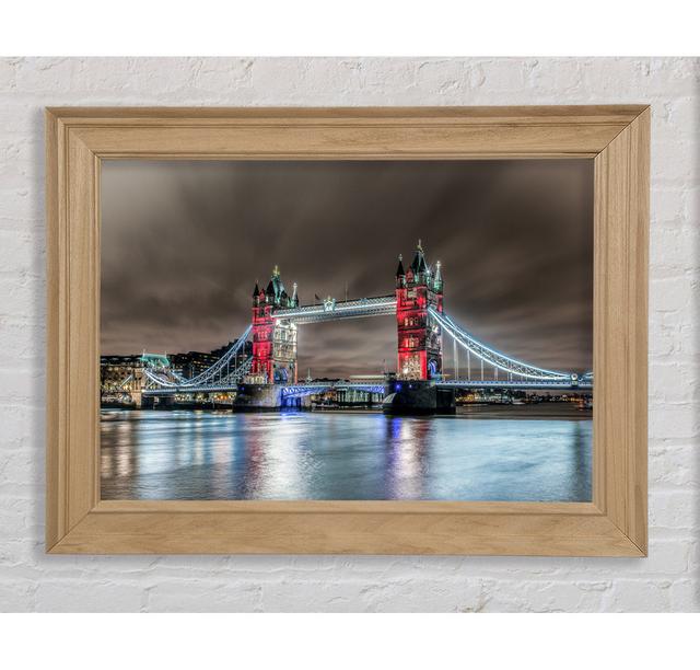 Chocolate Skies Over Tower Framed Print Bright Star Size: 100cm H x 141.4cm W on Productcaster.