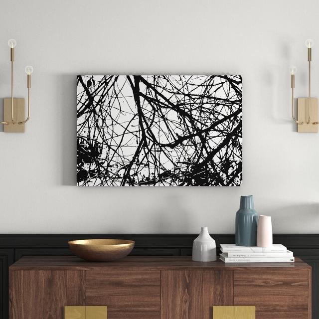 'Branches Entwined' Graphic Art Wrapped on Canvas East Urban Home Size: 61 cm H x 91 cm W x 3.81 cm D on Productcaster.