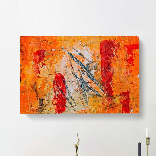 Abstract Art Painting Vol.297 by S.Johnson - Wrapped Canvas Painting Print East Urban Home Size: 60cm H x 91cm W x 3cm D on Productcaster.