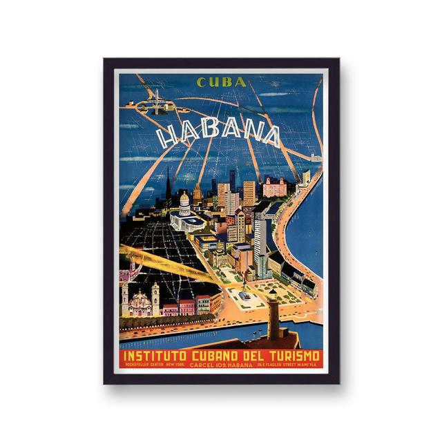 Cuba Havana Vintage Travel Print - Print Happy Larry on Productcaster.