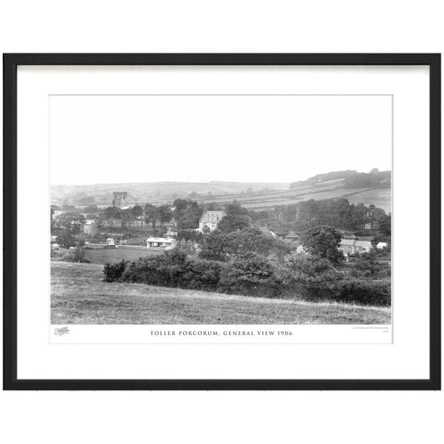 'Toller Porcorum, General View 1906' by Francis Frith - Picture Frame Photograph Print on Paper The Francis Frith Collection Size: 28cm H x 36cm W x 2 on Productcaster.