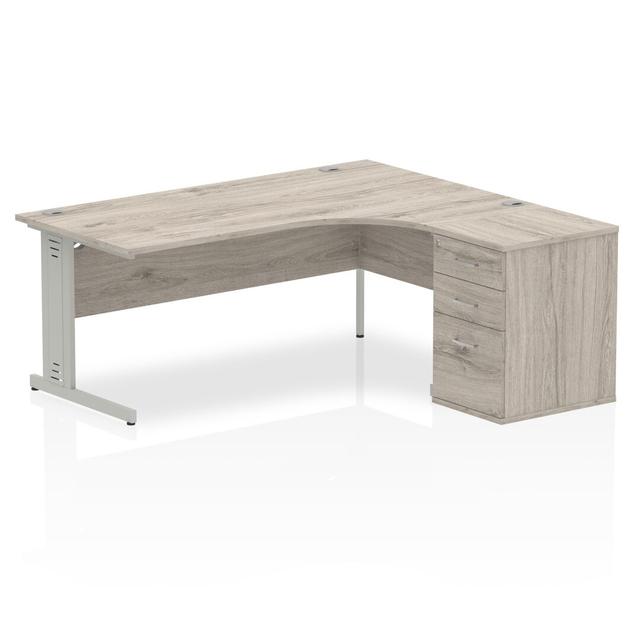 Zetta Executive Desk Ebern Designs Size: 73 cm H x 180 cm W x 80 cm D on Productcaster.