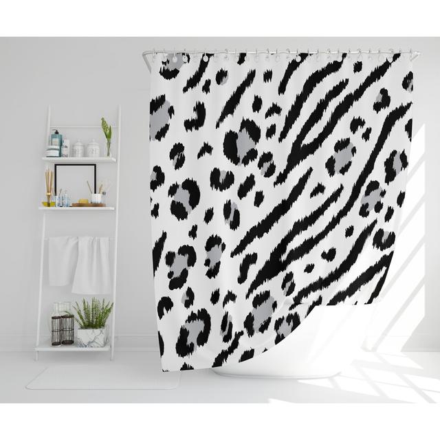 Sightrygg Polyester Shower Curtain Bloomsbury Market Size: 168cm H x 168cm W on Productcaster.