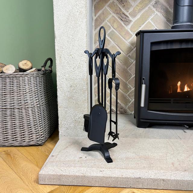 Cotswold 5 Piece Iron Fireplace Tool Set JVL on Productcaster.