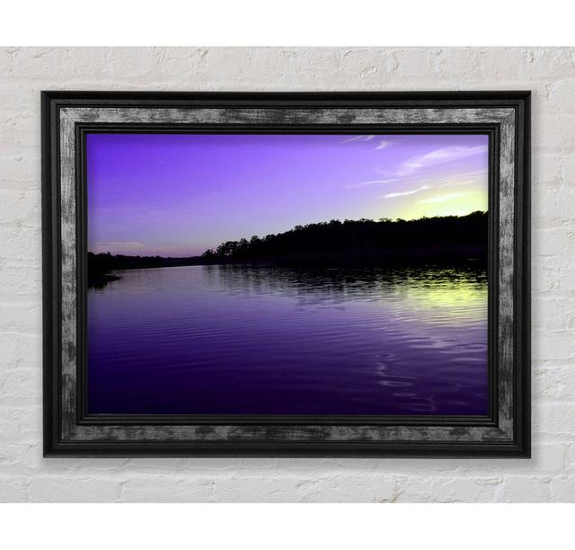 Purple Ripples - Print Union Rustic Size: 59.7cm H x 84.1cm W on Productcaster.