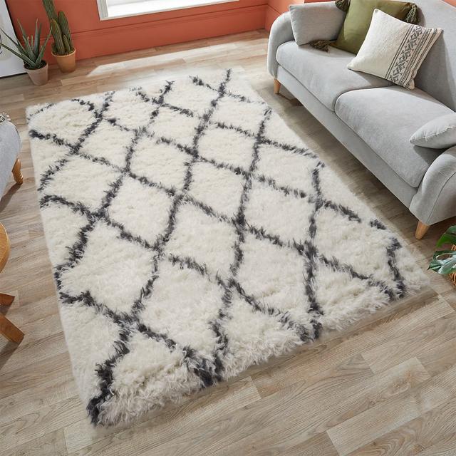 Hoytville Linhas Ivory/Grey Rug Fairmont Park Rug Size: Rectangle 160 x 230cm on Productcaster.