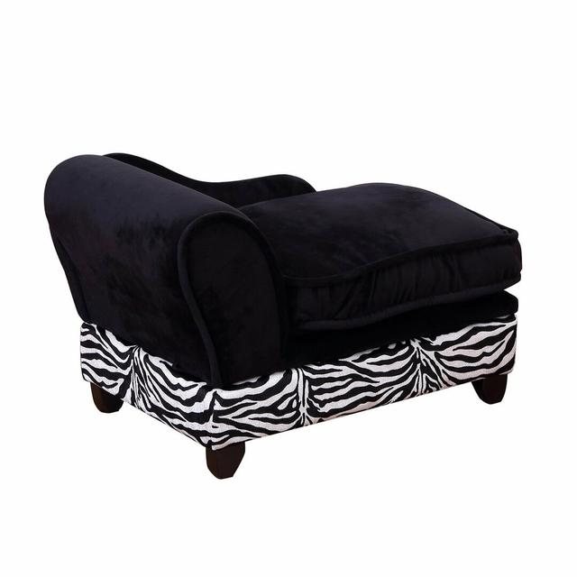 Dog Chaise Lounge in Black PawHut on Productcaster.