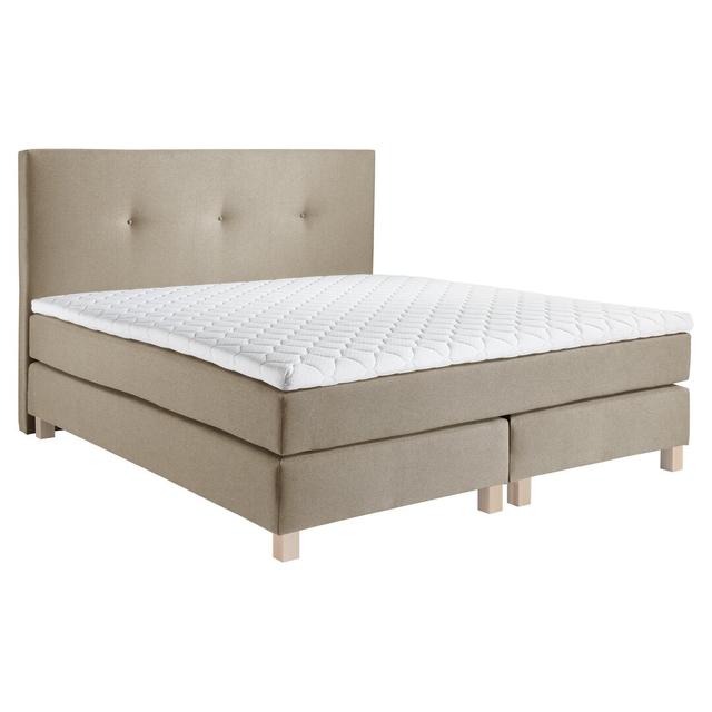 Echtes Boxspringbett Houghton mit Kaltschaum Topper ModernMoments Liegefläche: 160 x 200 cm, Härtegrad der Matratze: H3 - ca. 75 bis 100 kg /H4 - ab c on Productcaster.