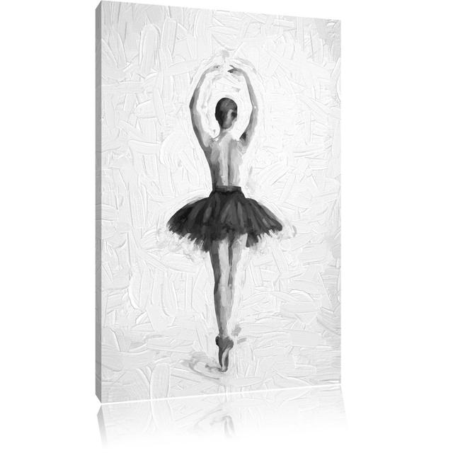 Leinwandbild Ballerina mit nackten Oberkörper East Urban Home Größe: 120 cm H x 80 cm B on Productcaster.