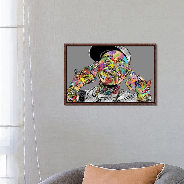 Da Baby 2020 by Technodrome1 - Print on Canvas 17 Stories Size: 45.72cm H x 66.04cm W x 3.81cm D, Format: Classic Brown Wood Framed on Productcaster.