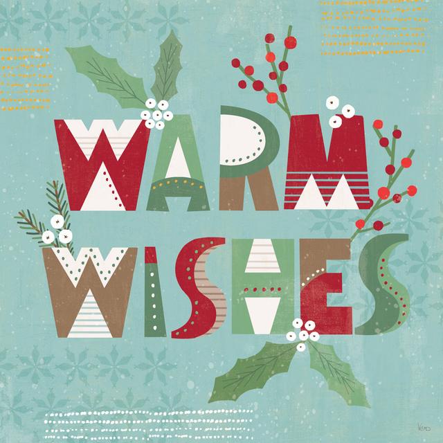 Mod Holiday VI by Veronique Charron - Wrapped Canvas Graphic Art The Seasonal Aisle Size: 51cm H x 51cm W x 3.8cm D on Productcaster.