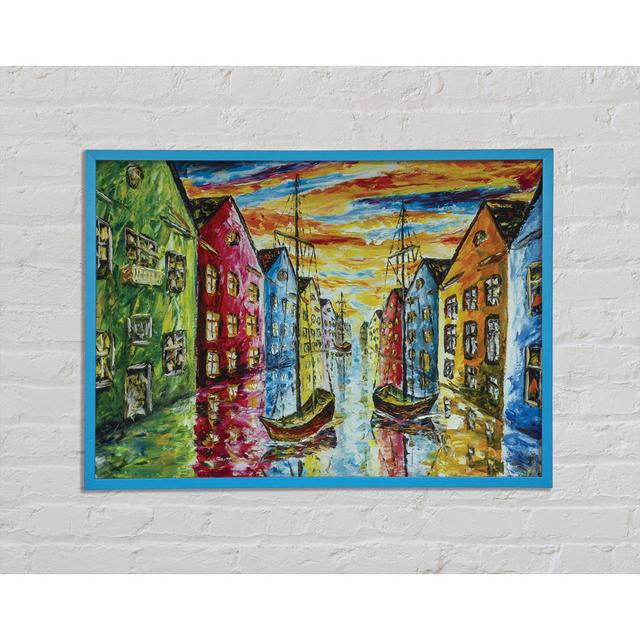 The Sea Village Painted Two by Unkown - Print Ophelia & Co. Size: 42cm H x 59.7cm W on Productcaster.