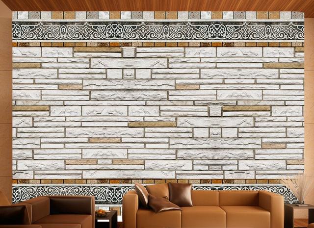 Stone Mosaic 2.45m x 350cm Wallpaper East Urban Home Size: 300 cm x 210 cm on Productcaster.