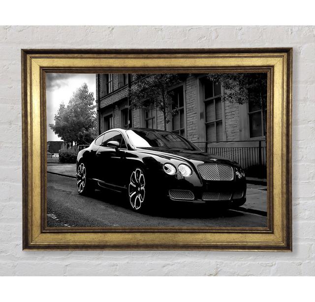 Bentley Black and White - Picture Frame Art Prints Bright Star Size: 42cm H x 59.7cm W on Productcaster.