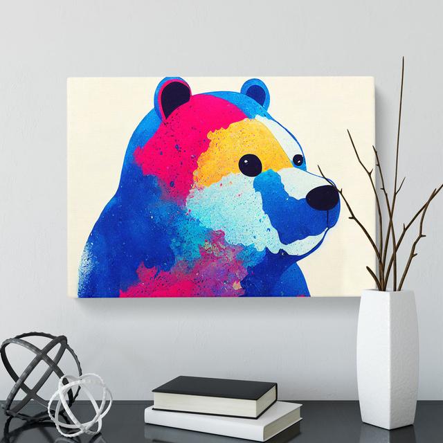 Bear Splash Vol.7 Abstract - Wrapped Canvas Graphic Art Alpen Home Size: 50cm H x 76cm W x 3cm D on Productcaster.