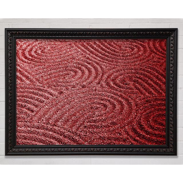 Red Sand Patterns - Single Picture Frame Art Prints Bright Star Size: 21cm H x 29.7cm W on Productcaster.