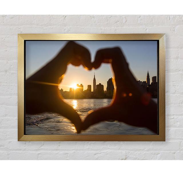 Love Hands City - Print Bright Star Size: 84.1cm H x 118.9cm W on Productcaster.