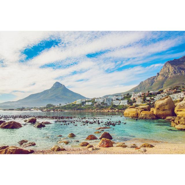 Beautiful Beach In Cape Town_603165016 House of Hampton Size: 51cm H x 76cm W x 3.8cm D on Productcaster.