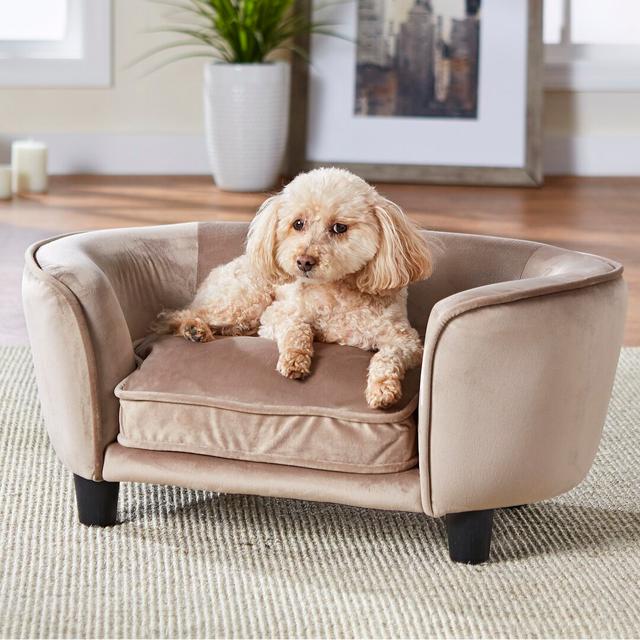 Heintz Dog Sofa Blue Elephant Colour: Beige on Productcaster.