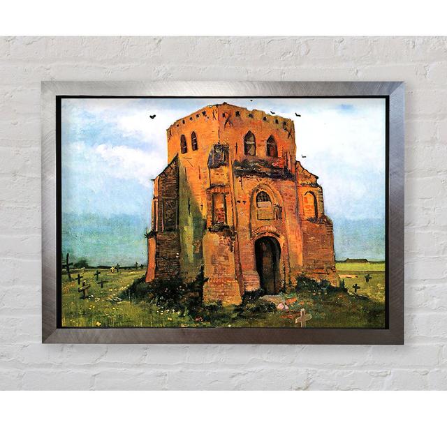 Van Gogh The Old Cemetery In Nuenen - Single Picture Frame Art Prints Bright Star Size: 84.1cm H x 118.9cm W x 3.4cm D on Productcaster.