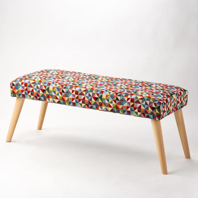 Kobbe Upholstered Bench Isabelline Size: H45 x W150 x D35cm on Productcaster.