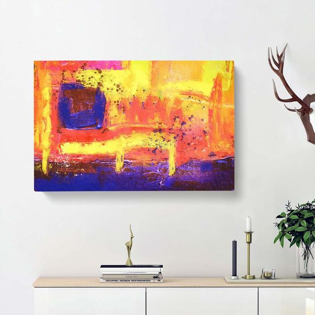 Abstract Art Painting Vol.109 by S.Johnson - Wrapped Canvas Painting East Urban Home Size: 35cm H x 50cm W x 3cm D on Productcaster.