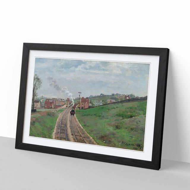 Lordship Lane Dulwich by Camille Pissarro - Picture Frame Painting on MDF East Urban Home Size: 48cm H x 65cm W x 2cm D, Frame Option: Black Framed on Productcaster.