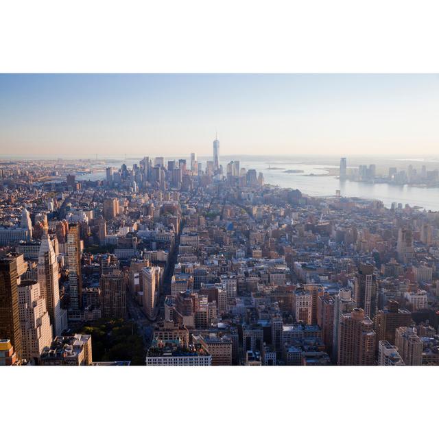 High Angle View of New York City by Jaysonphotography - Wrapped Canvas Photograph 17 Stories Size: 81cm H x 122cm W on Productcaster.