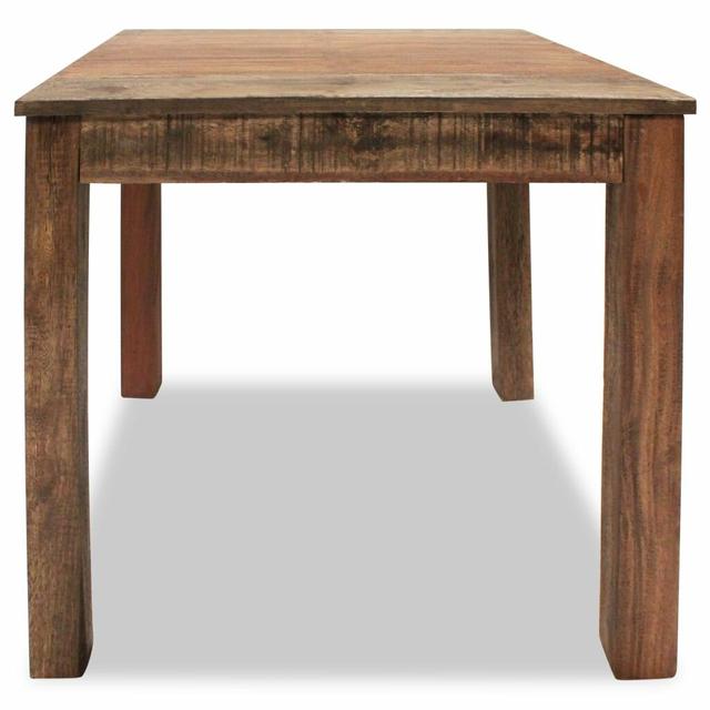 Gordonsville Dining Table Alpen Home Colour: Dark Brown, Size: H76 x L80 x W82cm on Productcaster.